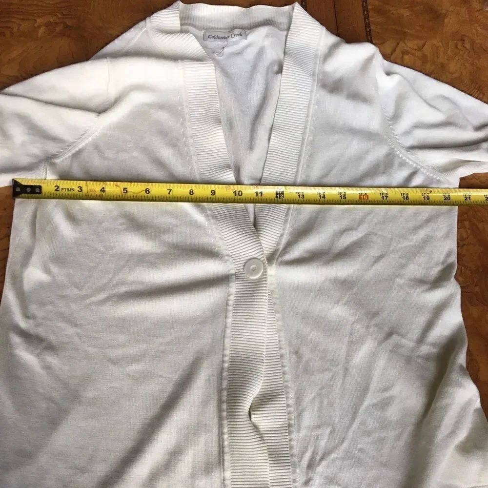 14 Coldwater Creek Button Front Cardigan - Picture 7 of 8